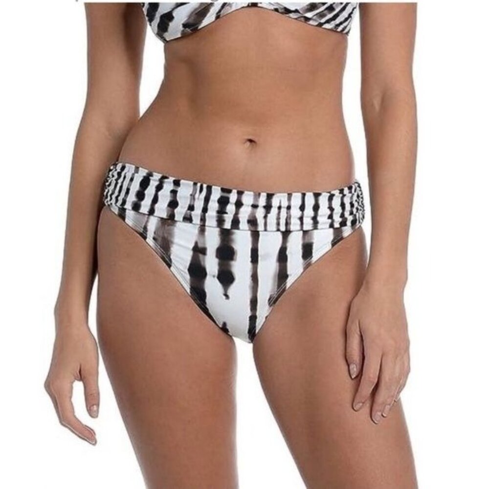 New LA BLANCA Twisted Bamboo‎ Hipster bikini BottomSize 16